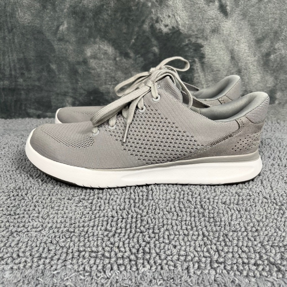 Kizik Lima Storm Grey Hands Free Knit Sneakers Mens 8 Womens 9.5 DLIMGY04-2E